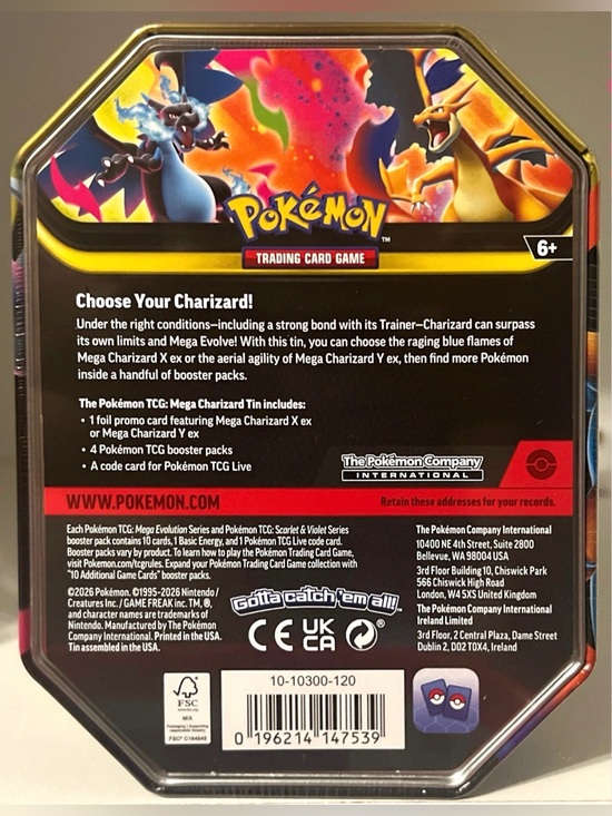 mega charizard y booster box Pokmon TCG: X Tin : Toys & Games and all the necessary gameplay accessories Pokemon TCG: Mega Charizard Y